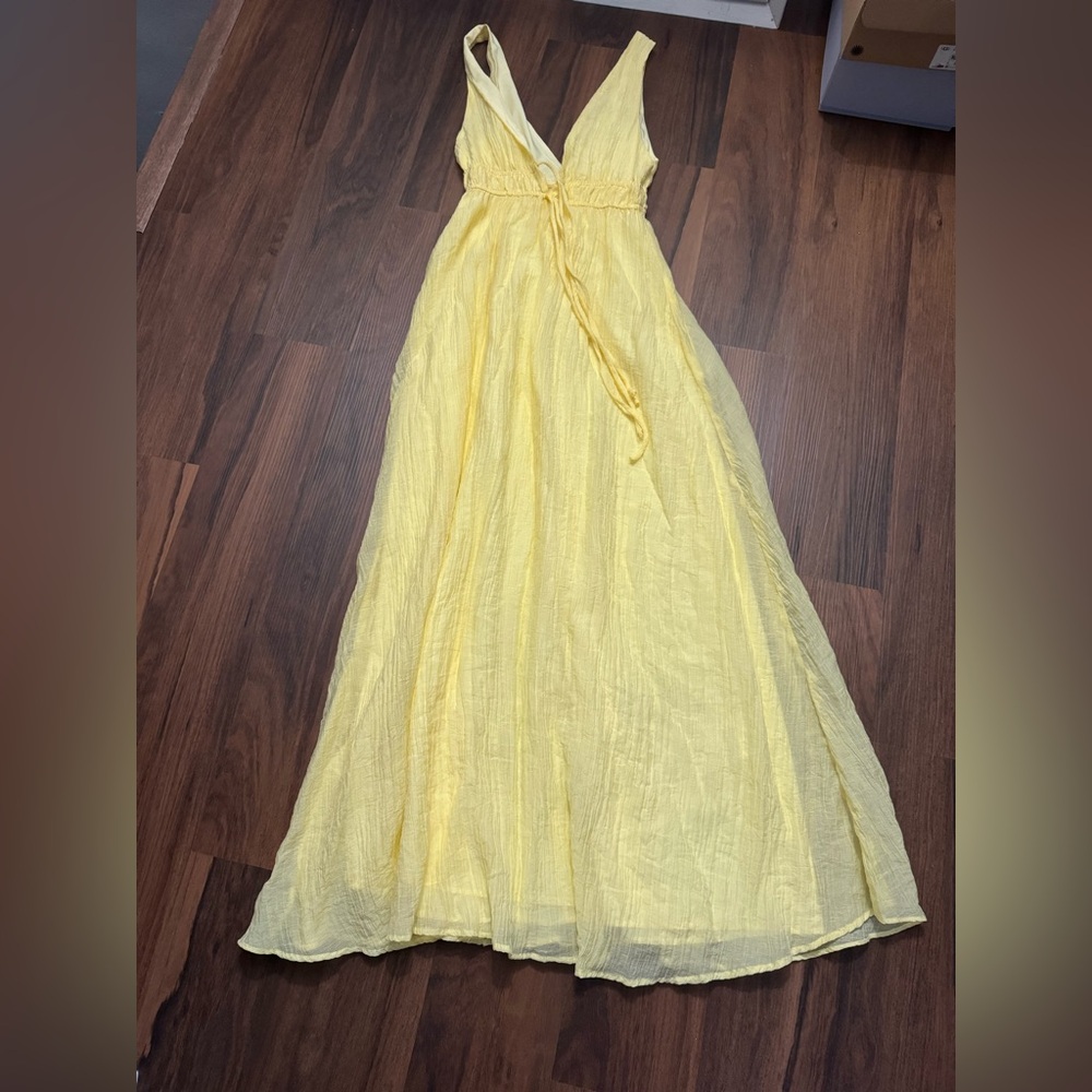 Sunny Yellow Maxi Dress